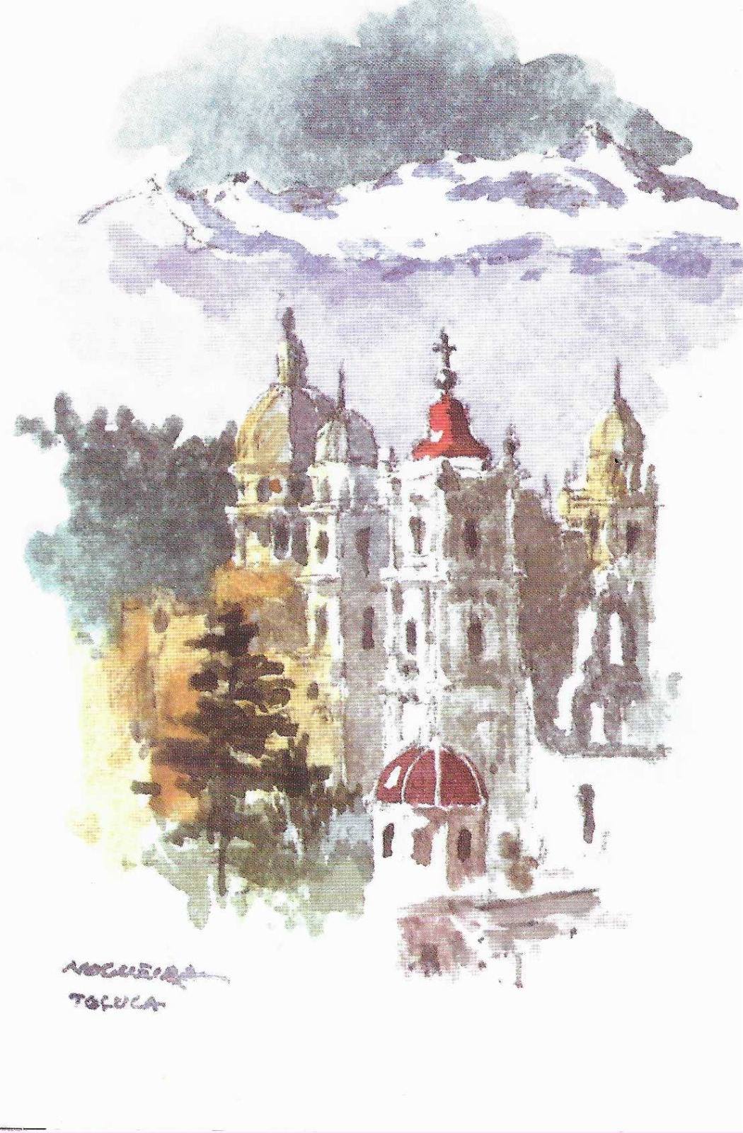 Pintura de Acuarela Tolocan 2027